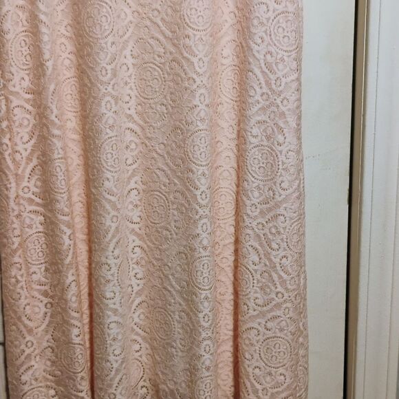 Espresso Soft Pink Lace Mini Dress - Picture 5 of 12